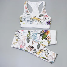 Load image into Gallery viewer, Floral Printed Set Sport Leggings