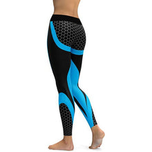 Load image into Gallery viewer, Knit Patterned Black White Lengings