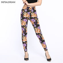 Load image into Gallery viewer, Green/Blue/Gray Camouflage Leggings