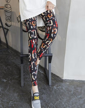 Load image into Gallery viewer, Green/Blue/Gray Camouflage Leggings