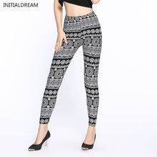 Load image into Gallery viewer, Green/Blue/Gray Camouflage Leggings